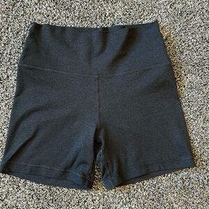 Fleo Biker Shorts 6” heather black size S